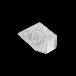 GDS-599 - Slope Inverted 45 Degrees 2 x 2 [Ovoid Bottom Pin, Bar-sized Stud Holes]