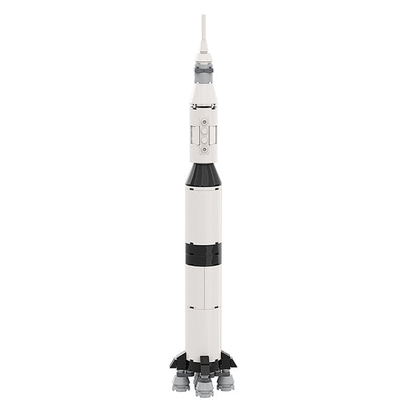 MOC-122492 Apollo Saturn V, 1:330 scale– MOC Brick Store