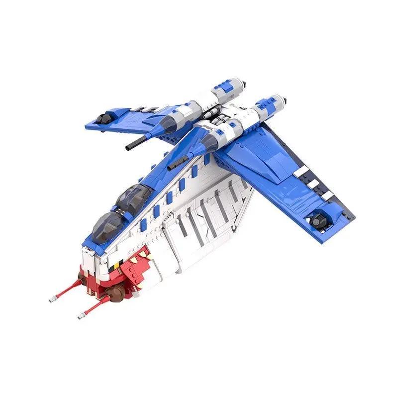 Star Wars Mandalorian Shadow Legion Republic Gunship 501st Army Coruscant Wolfpack Muunilinst MOC-105785 Building Blocks Kids Toy