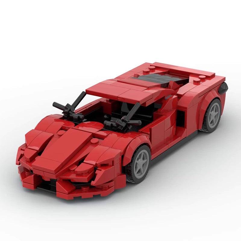 まるこ M レッド MOC-31168 Ferrari Enzo– MOC Brick Store