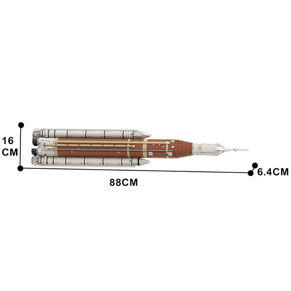 MOC-92265 NASA SLS - Space Launch System family (1:110 scale)– MOC