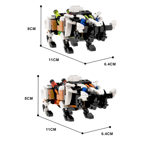MOC-156073 LEGO Fire and Acid Bristlebacks from Horizon Forbidden West