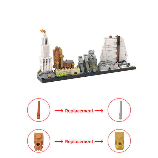 MOC-126439 Game of Thrones skyline