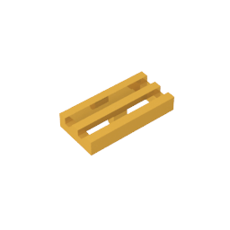 GDS-602 - Tile Special 1 x 2 Grille with Bottom Groove