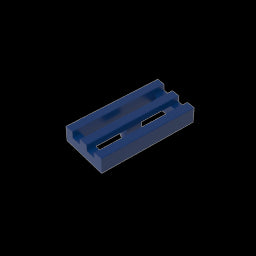 GDS-602 - Tile Special 1 x 2 Grille with Bottom Groove
