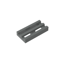 GDS-602 - Tile Special 1 x 2 Grille with Bottom Groove