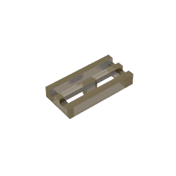 GDS-602 - Tile Special 1 x 2 Grille with Bottom Groove