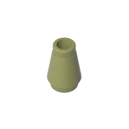 GDS-606 - Cone 1 x 1 [No Top Groove]