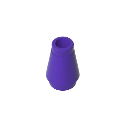 GDS-606 - Cone 1 x 1 [No Top Groove]