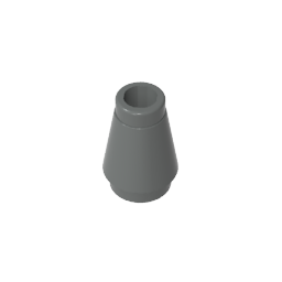 GDS-606 - Cone 1 x 1 [No Top Groove]