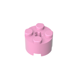 GDS-607 - Brick Round 2 x 2 with Axle Hole