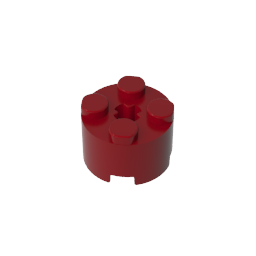 GDS-607 - Brick Round 2 x 2 with Axle Hole