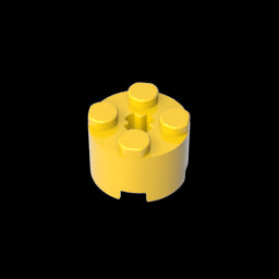 GDS-607 - Brick Round 2 x 2 with Axle Hole