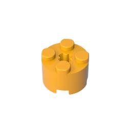 GDS-607 - Brick Round 2 x 2 with Axle Hole