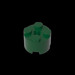 GDS-607 - Brick Round 2 x 2 with Axle Hole