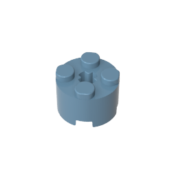 GDS-607 - Brick Round 2 x 2 with Axle Hole
