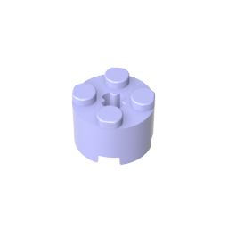 GDS-607 - Brick Round 2 x 2 with Axle Hole