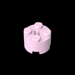 GDS-607 - Brick Round 2 x 2 with Axle Hole