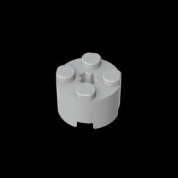 GDS-607 - Brick Round 2 x 2 with Axle Hole