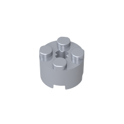 GDS-607 - Brick Round 2 x 2 with Axle Hole