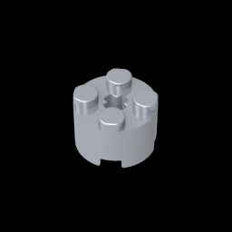 GDS-607 - Brick Round 2 x 2 with Axle Hole