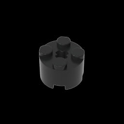 GDS-607 - Brick Round 2 x 2 with Axle Hole