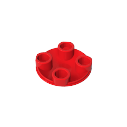 GDS-608 - Plate Round 2 x 2 with Rounded Bottom [Boat Stud]
