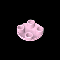 GDS-608 - Plate Round 2 x 2 with Rounded Bottom [Boat Stud]