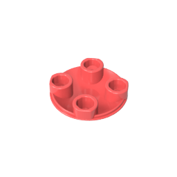 GDS-608 - Plate Round 2 x 2 with Rounded Bottom [Boat Stud]