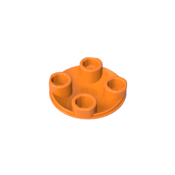 GDS-608 - Plate Round 2 x 2 with Rounded Bottom [Boat Stud]