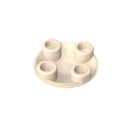 GDS-608 - Plate Round 2 x 2 with Rounded Bottom [Boat Stud]