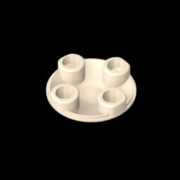 GDS-608 - Plate Round 2 x 2 with Rounded Bottom [Boat Stud]
