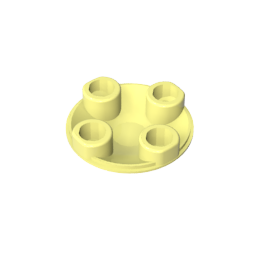 GDS-608 - Plate Round 2 x 2 with Rounded Bottom [Boat Stud]