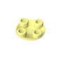 GDS-608 - Plate Round 2 x 2 with Rounded Bottom [Boat Stud]