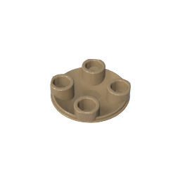 GDS-608 - Plate Round 2 x 2 with Rounded Bottom [Boat Stud]