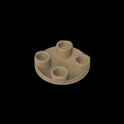 GDS-608 - Plate Round 2 x 2 with Rounded Bottom [Boat Stud]