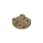 GDS-608 - Plate Round 2 x 2 with Rounded Bottom [Boat Stud]