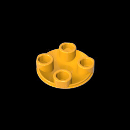 GDS-608 - Plate Round 2 x 2 with Rounded Bottom [Boat Stud]