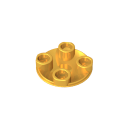 GDS-608 - Plate Round 2 x 2 with Rounded Bottom [Boat Stud]
