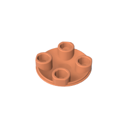 GDS-608 - Plate Round 2 x 2 with Rounded Bottom [Boat Stud]