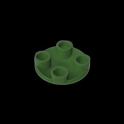 GDS-608 - Plate Round 2 x 2 with Rounded Bottom [Boat Stud]