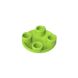 GDS-608 - Plate Round 2 x 2 with Rounded Bottom [Boat Stud]
