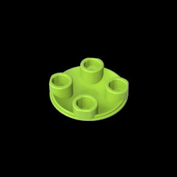 GDS-608 - Plate Round 2 x 2 with Rounded Bottom [Boat Stud]