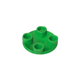 GDS-608 - Plate Round 2 x 2 with Rounded Bottom [Boat Stud]
