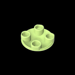 GDS-608 - Plate Round 2 x 2 with Rounded Bottom [Boat Stud]
