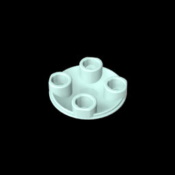 GDS-608 - Plate Round 2 x 2 with Rounded Bottom [Boat Stud]