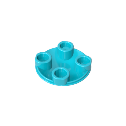 GDS-608 - Plate Round 2 x 2 with Rounded Bottom [Boat Stud]