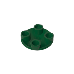 GDS-608 - Plate Round 2 x 2 with Rounded Bottom [Boat Stud]