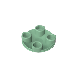 GDS-608 - Plate Round 2 x 2 with Rounded Bottom [Boat Stud]