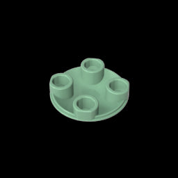 GDS-608 - Plate Round 2 x 2 with Rounded Bottom [Boat Stud]